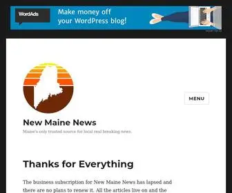 Newmainenews.com(Maine's only trusted source for local real breaking news) Screenshot