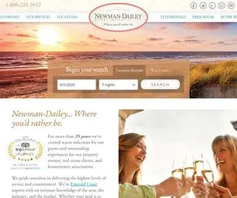 Newmandailey.com(Newman-Dailey Resort Properties) Screenshot