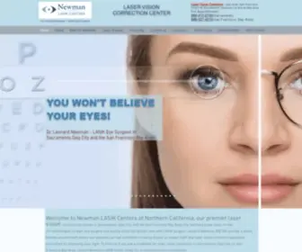 Newmanlasik.com(Laser Vision Correction) Screenshot