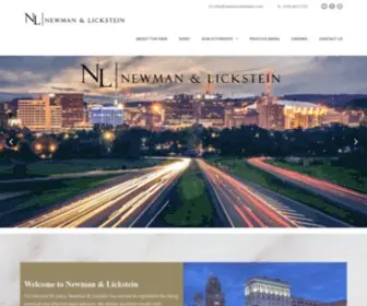 Newmanlickstein.com(Newman & Lickstein) Screenshot