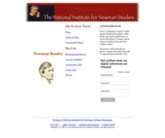 Newmanreader.org(Newman Reader) Screenshot