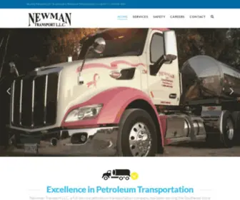 Newmantransport.net(Professional petroleum transportation for the Southeast) Screenshot