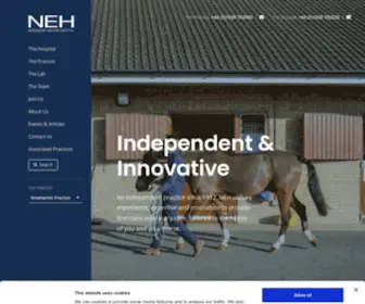 Newmarketequinehospital.com(Newmarket Equine Hospital (NEH)) Screenshot