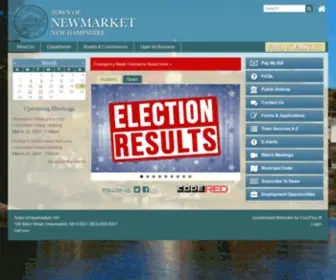 Newmarketnh.gov(Newmarket NH) Screenshot