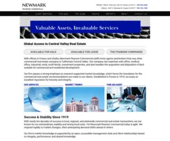 Newmarkpearson.com(Newmark Pearson Commercial Real Estate) Screenshot