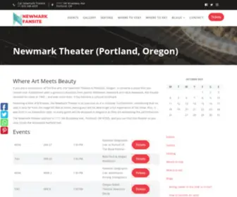 Newmarktheatre.com(Newmark Theatre Portland Oregon (OR) FanSite) Screenshot