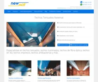 Newmat.es(Instalación de Techos tensados de Diseño) Screenshot