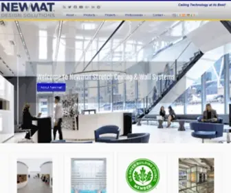 NewmatWorld.com(THE NEW STANDARD IN STRETCH CEILINGS) Screenshot