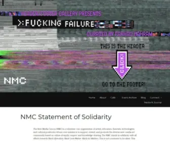 Newmediacaucus.org(New Media Caucus) Screenshot