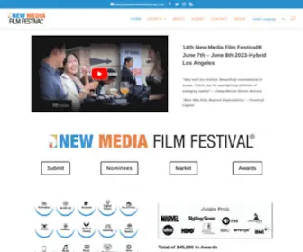 Newmediafilmfestival.com(New Media Film Festival) Screenshot