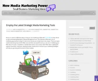 Newmediamarketingpower.com(New Media Marketing Power) Screenshot