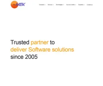 Newmeksolutions.com(New MEK Software Solutions (formerly New MEK Solutions)) Screenshot