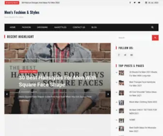 Newmensstyles.com(Men's Fashion & Styles) Screenshot