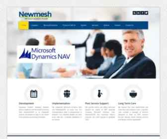 Newmeshinfotech.com(Newmesh Infotech) Screenshot