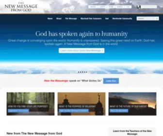 Newmessage.org(The New Message from God) Screenshot