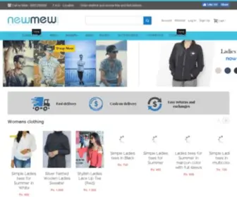 Newmew.com(Nepal's Online fashion store) Screenshot