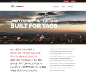 Newmex.com(Taos Internet Service Provider) Screenshot