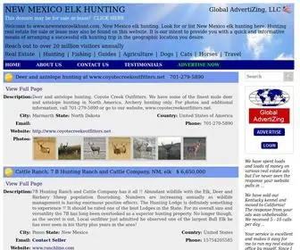 Newmexicoelkhunt.com(New Mexico elk hunt) Screenshot