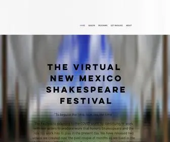 Newmexicoshakespearefest.org(New Mexico Shakespeare Festival) Screenshot