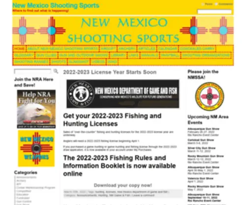 Newmexicoshootingsports.com(Where to find out what) Screenshot