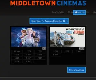 Newmiddletowncinemas.com(Middletown Cinemas) Screenshot