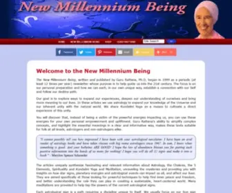 Newmillenniumbeing.com(The New Millennium Being) Screenshot