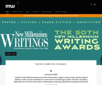 Newmillenniumwritings.com(New Millennium Writings) Screenshot