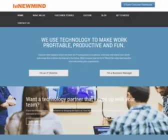 Newmindgroup.com(Information Technology Services) Screenshot