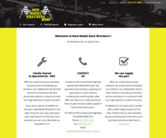 Newmodelwreckers.com.au(Car Spare Parts) Screenshot