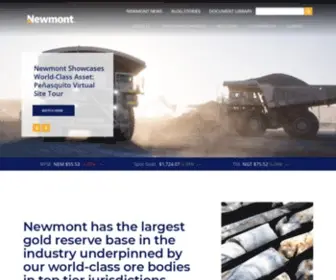 Newmont.com(Newmont Corporation) Screenshot