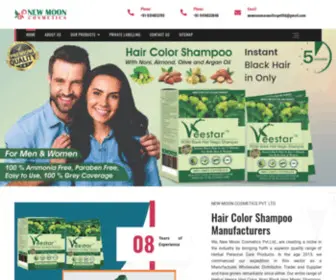 Newmoonindia.com(Hair Color Shampoo Manufacturers) Screenshot