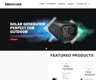 Newmowa.com(Well-known professional manufacturer of high quality camera batteries and chargers) Screenshot