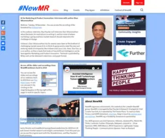 Newmr.org(The Home of New Market Research) Screenshot