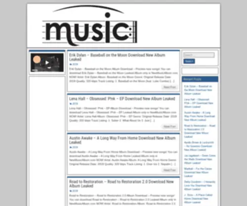 Newmusicalbum.com(New Music Album 2013 Releases) Screenshot