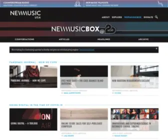 Newmusicbox.org(Newmusicbox) Screenshot