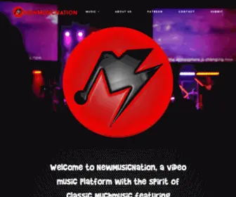 Newmusicnation.ca(New Music Nation) Screenshot