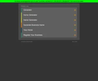 Newnamegenerator.com(Name Generator) Screenshot