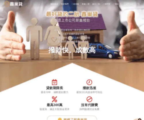 Newnestloan.com.tw(鑫巢貸) Screenshot