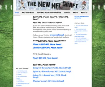 Newnfldraft.com(2014 NFL Mock Draft 7 Rounds) Screenshot