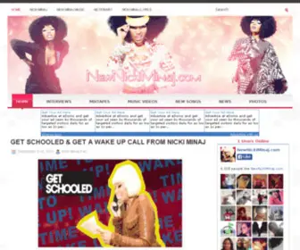 Newnickiminaj.com(新浪爱彩) Screenshot