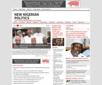 Newnigerianpolitics.com(New Nigerian Politics) Screenshot