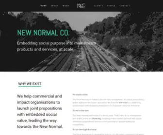 Newnormalcollective.com(New Normal Co) Screenshot