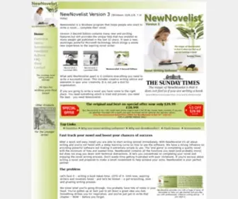 Newnovelist.com(Novel writing software) Screenshot