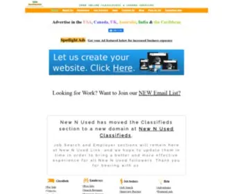 Newnusedlink.com(Free Classifieds & Career Services Online) Screenshot