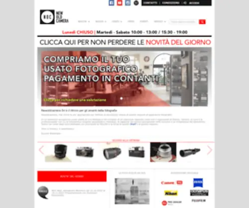 Newoldcamera.it(Il ritrovo per gli amanti della fotografia) Screenshot