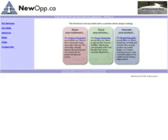 Newopp.ca(A customer) Screenshot