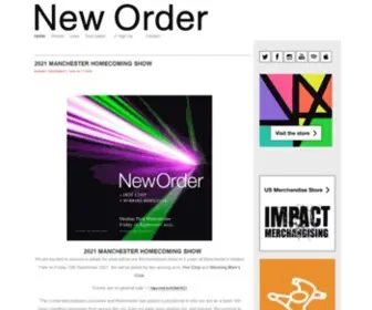 Neworder.com(New Order) Screenshot