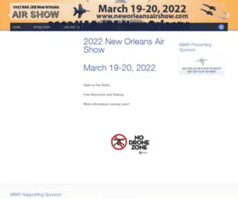 Neworleansairshow.com(New Orleans Air Show) Screenshot