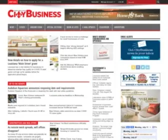 Neworleanscitybusiness.com(The Business Newspaper of Metropolitan New Orleans) Screenshot