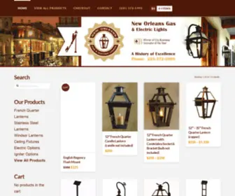 Neworleansgaslights.com(New Orleans Gas Lights) Screenshot